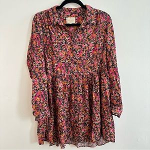 Sezane Floral Babydoll dress
